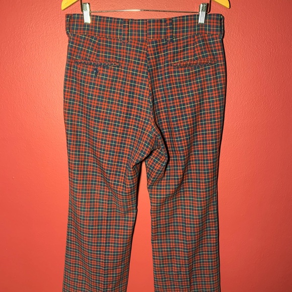 SOLD Vintage LEVI panatella disko funky plaid pant - Picture 7 of 8